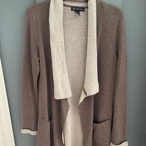 I.N.C. Size Small Taupe Cardigan